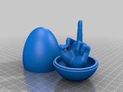 middle finger egg stl|middle finger octopus thingiverse.